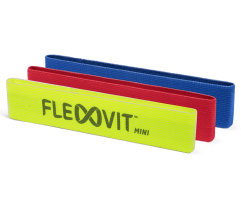 FLEXVIT Mini knit bands bundle (3), basic with bag FLEXVIT Mini knit bands bundle (3), basic with bag