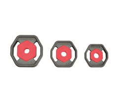 Reebok Studio Rep Set pairs of plates with grip, different weights Reebok Studio Rep Set pairs of plates with grip, different weights