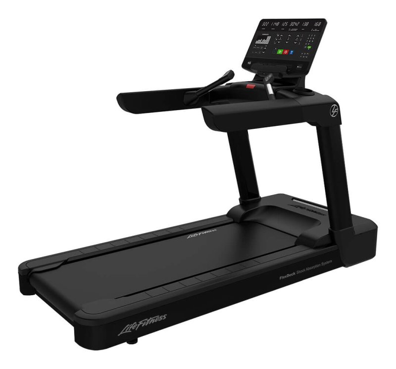 Integrity Series Treadmill with D base and SL console, Black Onyx