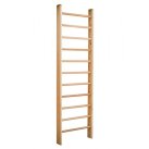 Wooden gymnastic wall 2500 x 900 x 170 mm, WITHOUT overhang. Compatible with chin up frame. Fastener