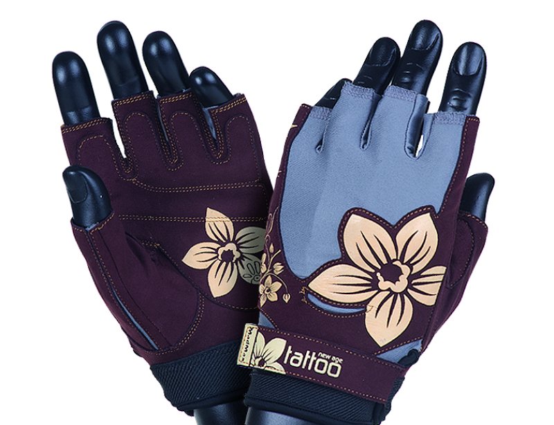 MADMAX New Age Gloves for fitness, Women's, Violet / Sand
