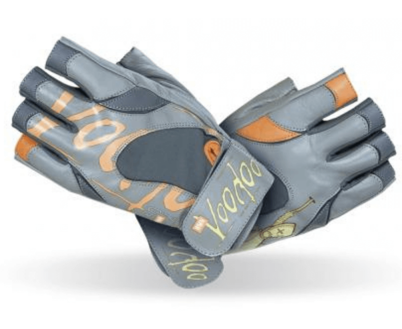 MADMAX voodoo Gloves for fitness, Women's, Light grey / orange