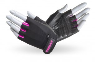 MADMAX Rainbow Gloves for fitness, Women's, BLACK/NEON PINK MADMAX Rainbow Gloves for fitness, Women's, BLACK/NEON PINK