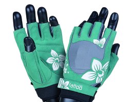 MADMAX Jungle Gloves for fitness, Women's, Green / Cream MADMAX Jungle Gloves for fitness, Women's, Green / Cream