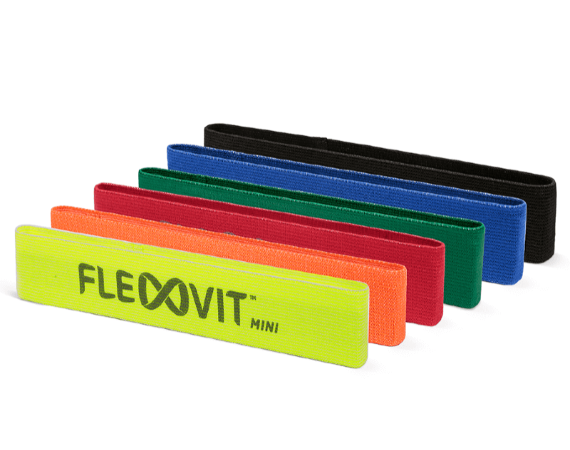 FLEXVIT Mini knit bands bundle (6), complete with bag