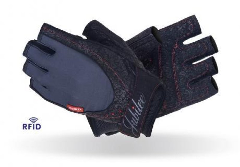 MADMAX Jubilee with Swarovski elements Gloves for fitness, Women's, Black