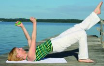 Massage ball Brasil, set of 2, green Massage ball Brasil, set of 2, green