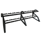 Gravigy R Line Double Tier Dumbbell Rack, for 10 dumbbell pairs
