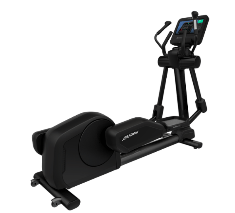 Integrity Series Cross-Trainer with D base and DISCOVER SE3 HD console, Black Onyx