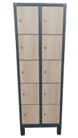 Evolo locker with 5 tiers (with a defect) Evolo locker with 5 tiers (with a defect)